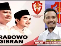 Ketua Cakra Satiya 08 Optimis Prabowo – Gibran Menang Pemilu Satu Putaran