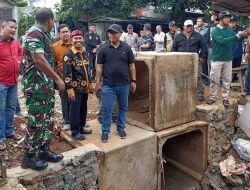 Sekda & Dandim 0508/Depok Tinjau Lokasi Banjir Villa Pamulang