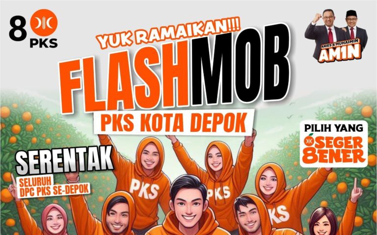 Besok Seluruh DPC PKS di Kota Depok Gelar Flashmob