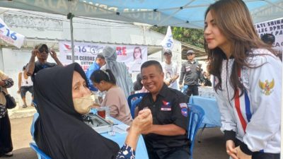 Maju di Pileg, Caleg Perindo Dapil Panmas Rere Bantu Kesehatan Warga