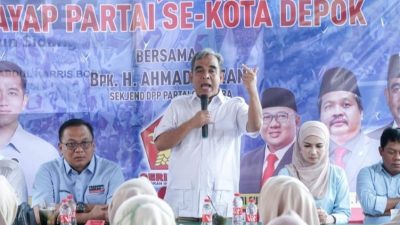 Datang ke Depok, Ahmad Muzani Tabuh Genderang 'Perang' Dengan PKS