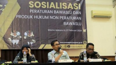 Bawaslu Depok Sosialisasikan Peraturan & Produk Hukum Non Peraturan