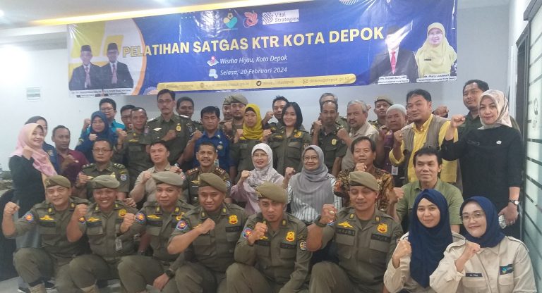 Dinkes Depok Berikan Pelatihan Penegak Perda dan Satgas KTR