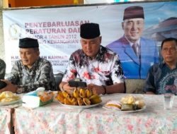 Ketua Fraksi PAN DPRD Provinsi Jabar Sosialisasikan Perda No.4/2012