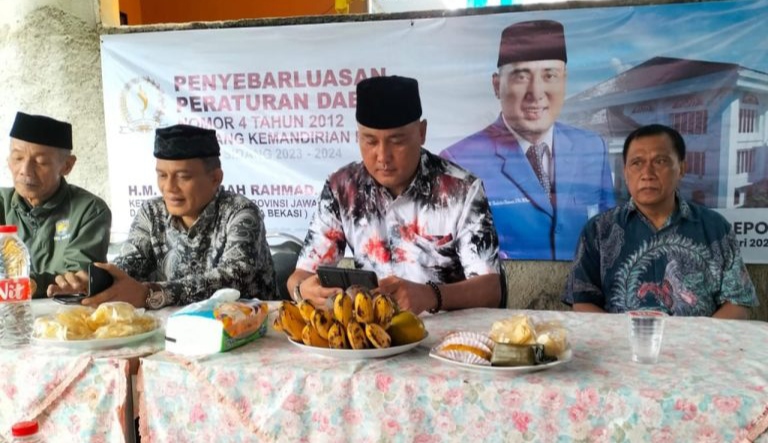 Ketua Fraksi PAN DPRD Provinsi Jabar Sosialisasikan Perda No.4/2012