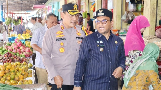 Pantauan Pj Wali Kota Padangsidimpuan Harga di Pasar Stabil