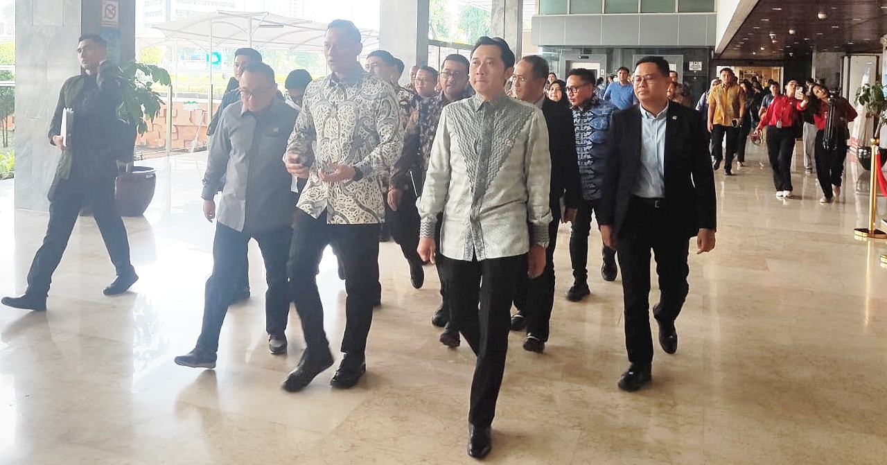 AHY Hadiri Raker Pertama Bersama Komisi II DPR RI