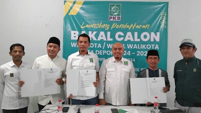 3 Kader PKB Depok Mendaftar Bacalon Wali Kota & Wakil Wali Kota Depok 2024