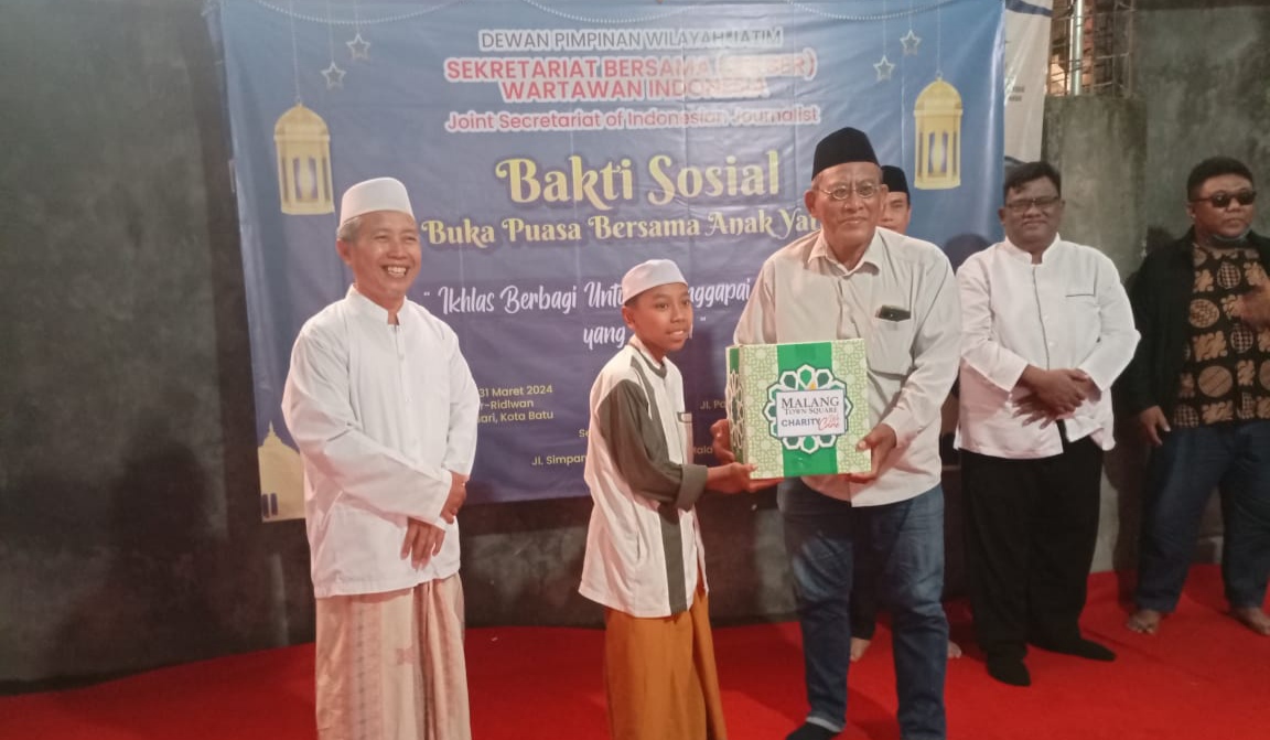 DPW SWI Jatim Bukber Panti Asuhan Ar-Ridlwan