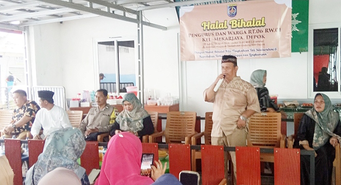 Halal Bi Halal RT Sultan Kelurahan Mekarjaya Tingkatkan Kepedulian Tetangga