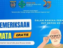 RSUD ASA Kota Depok Berikan Pelayanan Kesehatan Mata Gratis