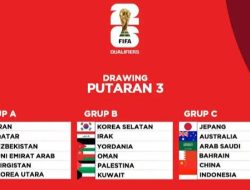 Hasil Drawing Babak 3 Kualifikasi Piala Dunia 2026, Indonesia Gabung di Grup C