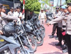 Polres Karimun Cek Kendaraan Dinas Personil Jelang Pilkada Serentak