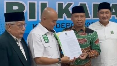 Sah! PKB Serahkan SK Usung Supian-Chandra di Pilkada Depok 2024