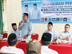 Elektabilitas 44,38%, Supian Suri Ucapkan Terima Kasih Warga Depok