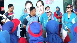 Instruktur Senam & Emak-emak Dukung Supian Suri Demi Perubahan Depok