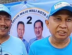 Relawan 1724 & Basis-24 Himbau Warga Tapos Datang ke TPS Coblos nomor 2