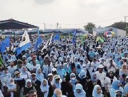 Salut ! Massa Pendukung 02 Militan Songsong Perubahan Kota Depok