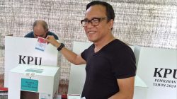 Wamenaker Noel Nyoblos di TPS 98 Kelurahan Sukamaju Kota Depok