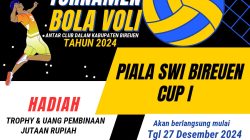 Peringati HUT, SWI Bireun Gelar Turnamen Bola Voli Cup I