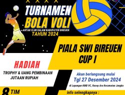 Peringati HUT, SWI Bireun Gelar Turnamen Bola Voli Cup I