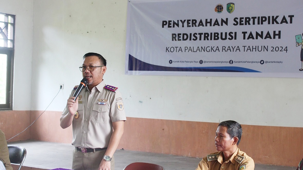 BPN Kota Palangka Raya Optimis target PTSL 2025 Tercapai