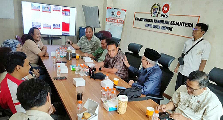 SWI Depok Kunjungi Fraksi PKS DPRD Depok Bahas Advokasi Kesehatan