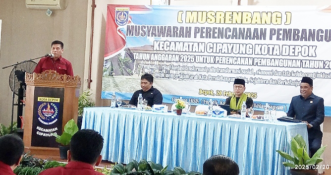 Musrenbang Kecamatan Cipayung Pertajam Setiap Usulan Prioritas