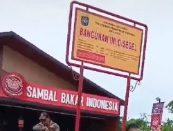 Desakan Masyarakat, Satpol PP Depok Akhirnya Segel Bangunan Sambal Bakar Indonesia