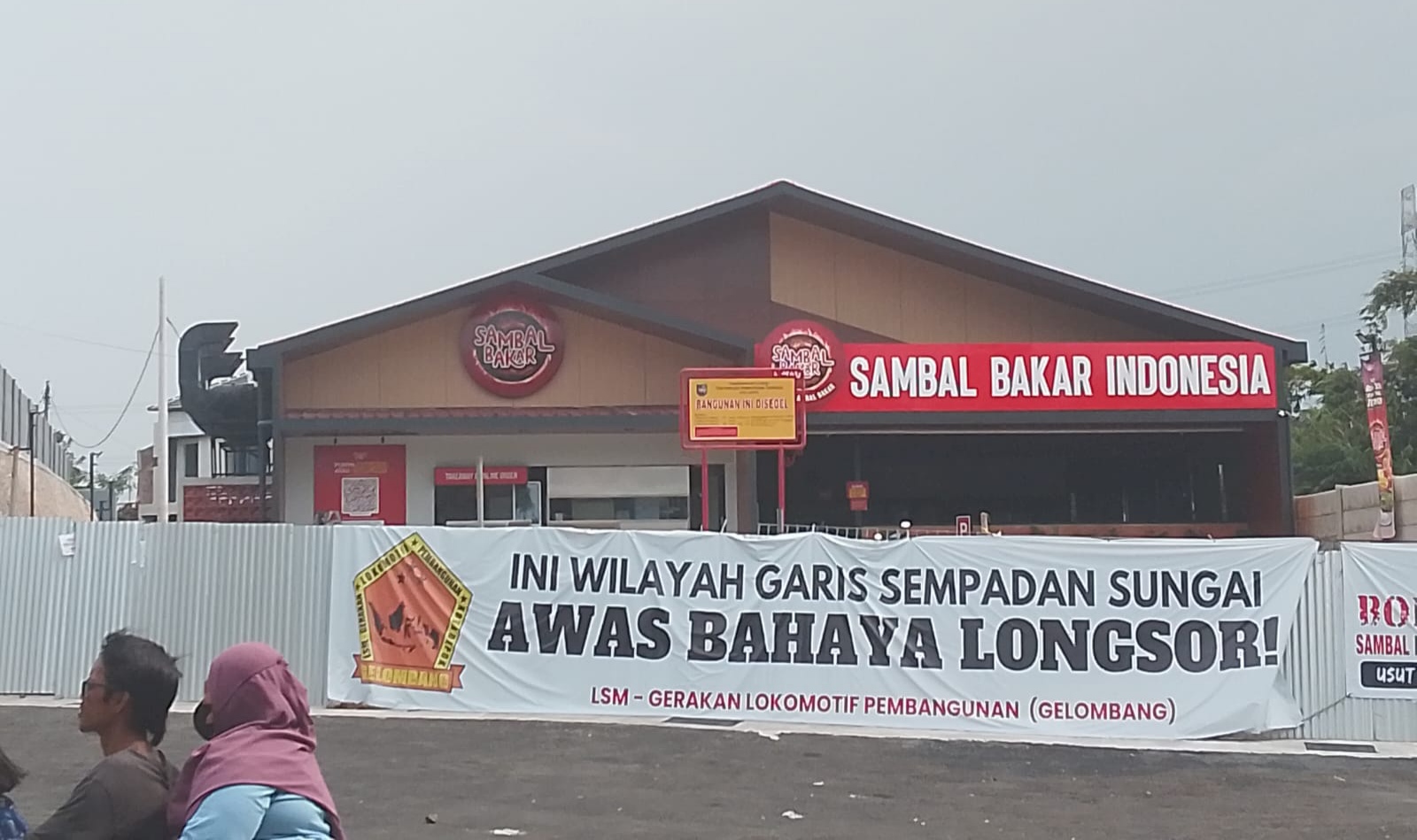 Jangan Ada Toleransi, Bangunan Sambel Bakar Indonesia GDC Harus Dibongkar