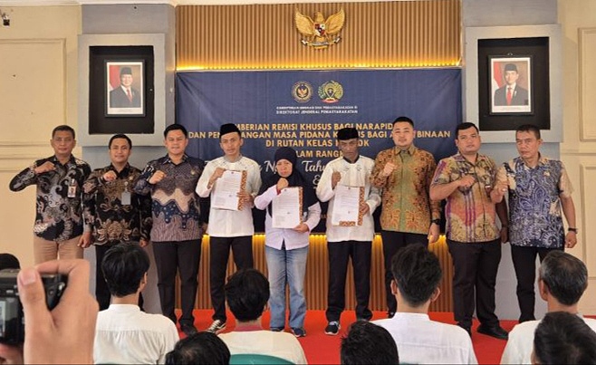 773 Warga Binaan Rutan Depok Dapat Remisi Idul Fitri 1446 H