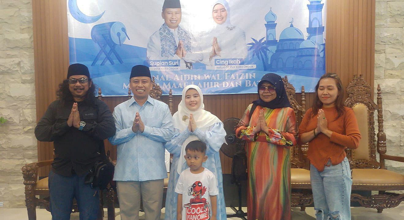 Relawan Hammass Hadiri Open House Walikota Depok