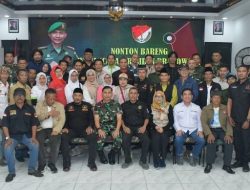 Nobar Video Wawancara Presiden Prabowo, Dandim Depok: Agar Tahu Arah Pembangunan Nasional