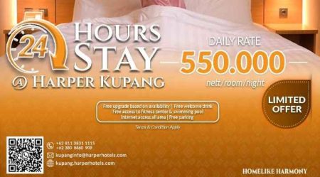 Hotel Harper Kupang Promo Menginap 24 Jam