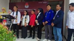 Paslon Jimmy – Inriaty Resmi Daftar ke KPU Barito Utara