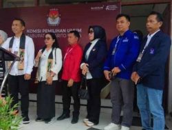 Paslon Jimmy – Inriaty Resmi Daftar ke KPU Barito Utara