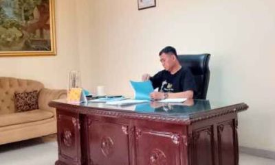 Camat Sukmajaya Wiyana, Kapolsek Sukmajaya AKP Rizky Firmansyah dan Danramil 03/Sukmajaya Mayor Inf Suyono bersama para jajarannya usai Jumsih (foto: ist)
