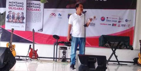 Wakil Walikota Depok Chandra Rahmansyah Serukan "Lawan Oligarki !"