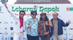 Tampil Nyentrik, Ketua Gappura Dukung Pelestarian Budaya Lokal Lebaran Depok