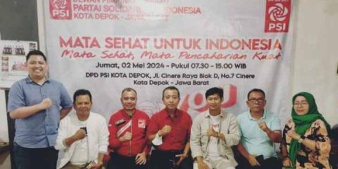 Resmi Jadi Ketua DPD, Binton Komitmen Jadikan PSI Kota Depok Dekat Dengan Rakyat