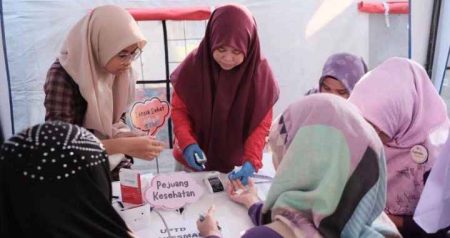 Peringati HLUN, Dinkes Depok CKG Para Lansia