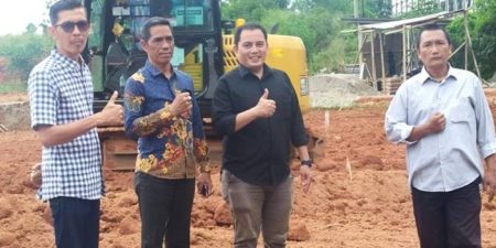 Puskesmas Mulai Dibangun, Warga Bedahan Terima Kasih Kepada Wali Kota Supian Suri