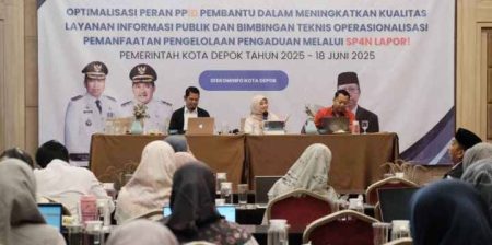 Tingkatkan Pelayanan Pengaduan Masyarakat, Puluhan Operator PPID Ikut Bimtek Diskominfo Depok