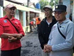 Tidak Cuma Janji, Imam Musanto Realisasikan  Perbaikan Jalan Warga RW 10 Panmas