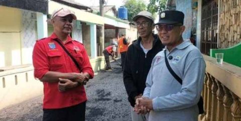 Tidak Cuma Janji, Imam Musanto Realisasikan Perbaikan Jalan Warga RW 10 Panmas