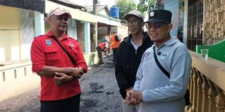 Tidak Cuma Janji, Imam Musanto Realisasikan Perbaikan Jalan Warga RW 10 Panmas