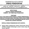 Disdik Depok Buka Pendaftaran Quota Tambahan SPMB SMPN