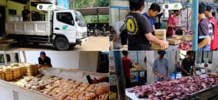 PT Tirta Asasta Depok Bagikan 3.250 Paket Daging Qurban