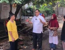 Wakil Ketua DPRD Depok HTJ Gelontorkan Pokir ke Perum GPM Tanah Baru