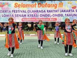 Wakil Wali Kota Jaksel Targetkan Juara Umum Senam Kreasi Ondel-ondel FOR 2025